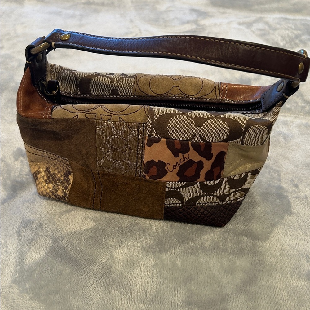 Coach Multicolor Patchwork wristlet bag - image 2